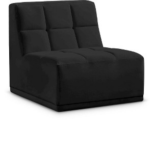 Meridian Furniture,Relax Velvet Armless Chair - 1 of 4