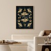 Art Remedy Gold Lux Scarf Elegant Butterfly Wall Art Framed - 2 of 4