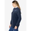 Woman Within Women's Plus Size Layered-Look Sweatshirt - 4 of 4