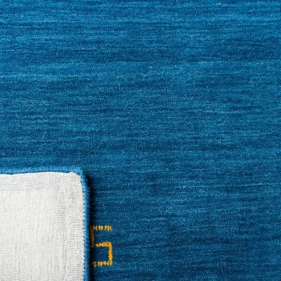 Himalaya Blue Hand-Knotted Wool Area Rug