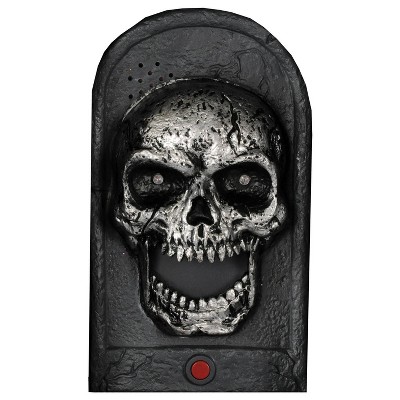 Halloween Door Bell Skull Light-Up