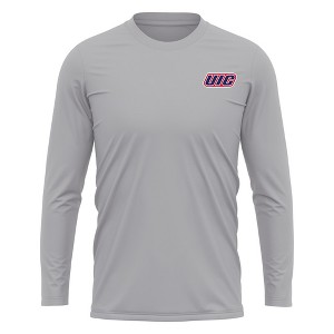 University of Illinois at Chicago Adult Sport Long Sleeve Left Chest Logo, Athletic Heather - 1 of 4