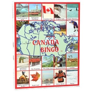 Lucy Hammett Canada Bingo 6 Picture Boards, 42 Informative Cards & Bingo Chips Fun for All Ages - 1 of 1