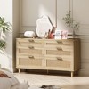 Bella Depot 51" Rattan Dresser with 6 Drawers - 3 of 4