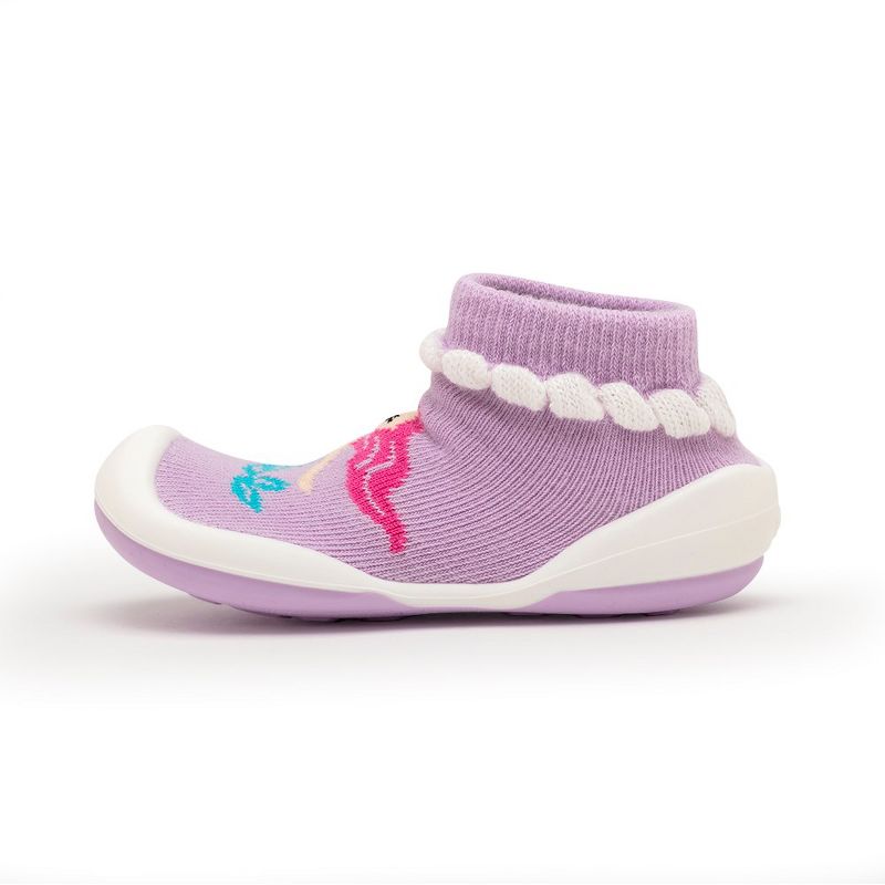 Komuello Baby Girl First Walk Sock Shoes Mermaid, 4 of 11