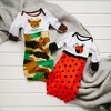 Pavilion Gift Company - Spotted Ladybug - 0-3 Months Gown with Mitten Cuffs - Leotards and Bodysuits - 3 of 4