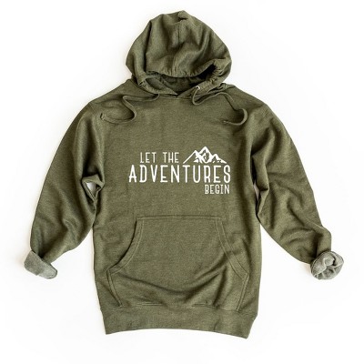 Simply Sage Market Women's Graphic Hoodie Let The Adventures Begin