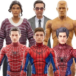 Spider-Man: No Way Home Marvel Legends 6-Inch Action Figures Case of 6 - 1 of 4