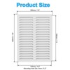 Unique Bargains Aluminum Alloy Durable Corrosion-Resistant Vent Covers - 2 of 4