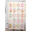 June Journal Painted in Pastel Shower Curtain Peach - Deny Designs: Geometric Microfiber, Machine Washable, Buttonhole Top - 2 of 4