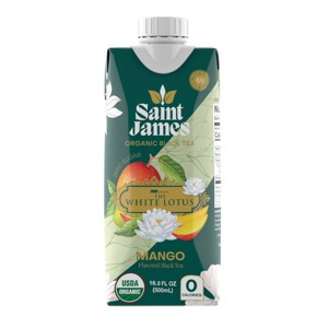 Saint James White Lotus Organic Black Tea - 16.9 fl oz - 1 of 4