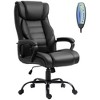 Vinsetto Massage Office Chair, High Back Executive Office Chair with 6-Point Vibration, Adjustable Height, Swivel Seat and Rocking Function, Black - 4 of 4