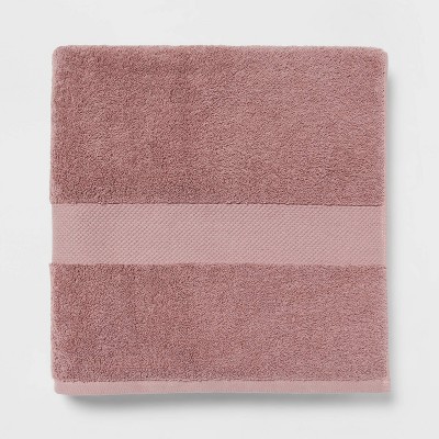 Weft End Oversized Bath Towel - Pastel Pink