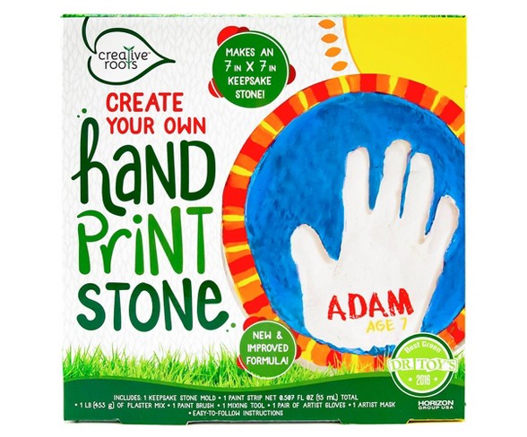 Creative Roots Create Your Own Hand Print Stone