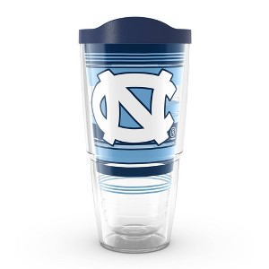 NCAA North Carolina Tar Heels 24oz Hype Stripes Classic Tumbler - 1 of 4