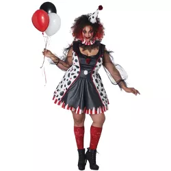 California Costumes Twisted Clown Women's Plus Size Costume, 2XL