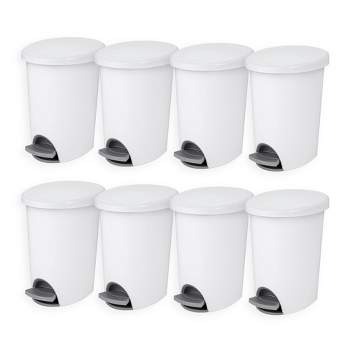 13 Gallon White Trash Can – The Clean Store