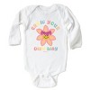 The Juniper Shop Mini Smiley Grow Your Own Way Long Sleeve Bodysuit - NB - White - 2 of 4