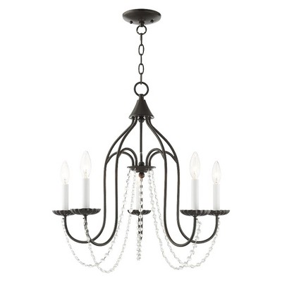 Livex Lighting Alessia 5 - Light Chandelier in  English Bronze