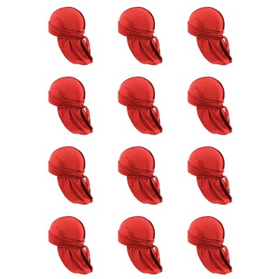 12 Pack Silky Durags Great for Hair Protection and Fashion