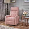KWPZQEB Recliner Chairs, Glider Rocking Chair with Adjustable High Back & Upholstered, Swivel Rocker Recliner Chair for Adults for Living Room,Bedroom - 4 of 4