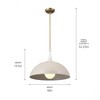 Kichler Lighting Fira 1 - Light Pendant in  Greige - 4 of 4