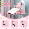 Aghana Digitals Pink Kids Study Desk & Chair Set: Adjustable Height, Tilt Desktop, Storage Drawer, - 3 of 4