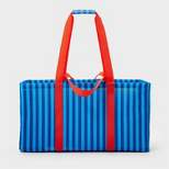 Structured Tote Bag Clear Coating Striped - Sun Squad™