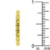 Slickblue Gorgeous Petite 0.6 Ct. Eternity Ring with Round Cut Cubic Zirconia, Mutiple Color Option, Sizes 5 to 10 - 4 of 4