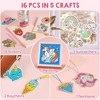 Joyfy 16 Projects Big Gem Art, 5D Gem Painting Craft Kits for Kids, Diamond Arts And Crafts Birthday Gift Painting Activities for Girls 6 to 12 - 3 of 4