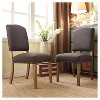 Set of 2 Cobble Hill Nailhead Accent Dining Chair Wood - Inspire Q - 4 of 4