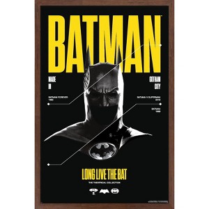 Trends International DC Comics Batman: 85th Anniversary - Long Live The Bat (Batman) Framed Wall Poster Prints - 1 of 4