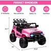 GARVEE 12V Kids Ride-On Truck with Remote Contro,Spring Suspension, 3 Speed Modes & LED Lights,Electric Toy Car for Boys Girls Ages 3-8 - 2 of 4