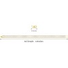 14K Gold Plated Tennis Bracelet for Women – Classic CZ Link Design, Fits 6.0"–7.2" Wrists – Stylish Sparkling Jewelry Gift - 2 of 4