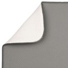 iDesign iDry Large Kitchen Countertop Absorbent Dish Drying Mat, Pewter Gray - 2 of 4