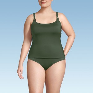 Lands' End Women's Macrame Tankini Top - 1 of 4
