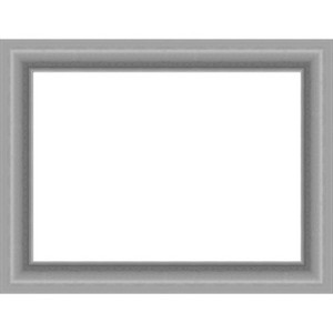 Amanti Art Peak Polished Nickel Framed Dry Erase Magnetic Board - 1 of 4