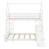 Whisen Twin over Queen Bunk Bed with Safe Guardrails & Playful Climbing Ramp - 4 of 4