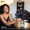 Hogokids 330PCS Flowers Bouquet Building Set Black Roses Toy for Audlts and Kids Aged 8+ - 2 of 4