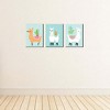 Big Dot of Happiness Whole Llama Fun - Nursery Wall Art, Kids Room Decor and Llama Fiesta Home Decor - Gift Ideas - 7.5 x 10 inches - Set of 3 Prints - 3 of 4