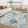 Area Rug, Rugs for Living Room, Washable Rug, Vintage Rugs for Entryway, Traditional Floor Cover, Thin Carpet, Kitchen Distressed Non Slip Mat - 4 of 4