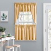 Ellis Curtain Lisa Solid Color Poly Cotton Duck Fabric Tailored Valance 58" x 15" Butter - 3 of 4