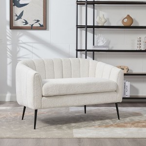 Sapphtopaz Modern Accent Chair with Tufted Back Upholstered Comfy Leisure Armchair with Metal Legs Lounge Sofa Chair for Living Room,Bedroom - 1 of 4