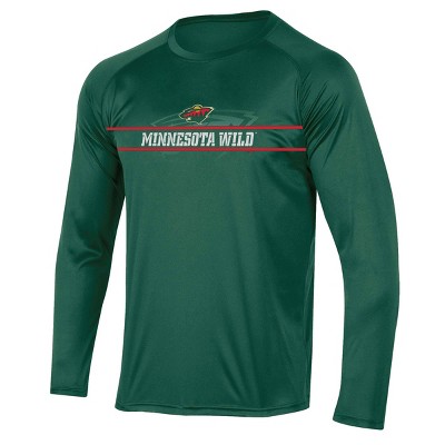 NHL Minnesota Wild Men's Icing Long Sleeve Performance T-Shirt - M