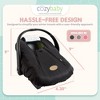 CozyBaby Original Infant Car Seat Cover with Dual Zippers and Elastic Edge - 3 of 4
