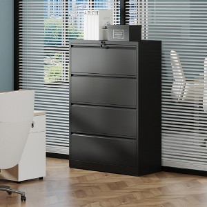 4 Drawer Lateral File Cabinet with Lock ¨C Tall Filing Cabinet for Home Office, Space-Saving,for Letter/Legal/A4/F4, Quiet Full-Extension Slides - 1 of 1