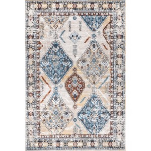 nuLOOM Clarabelle SpinClean Machine Washable Stain-Resistant Area Rug - 1 of 4