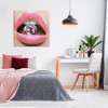Stupell Industries Biting Disco Ball Canvas Wall Art - 2 of 4