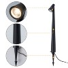 C Cattleya 4W Low Voltage Matte Black Aluminum LED Outdoor Landscape Path Lights - 3 of 4