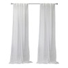 Habitat Alicante Sheer Dual Header Slub Sheer Fabric Curtain Panel for Brighten Any Living Space White - image 2 of 4